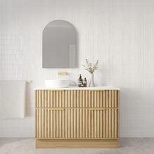 Salamander 1200mm Freestanding Single Vanity with Solid Surface Countertop